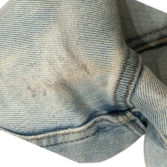 1970s Distressed Orange Tab Big E Levi’s Flared Jeans Talon / Women’s 29x29 - - Picture 6 of 6